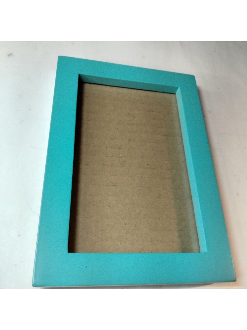 Blue Picture Frame  Easel Stand Wall Mount 4 x 6